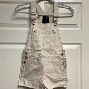 NWT size 8 girl gap shirt overalls